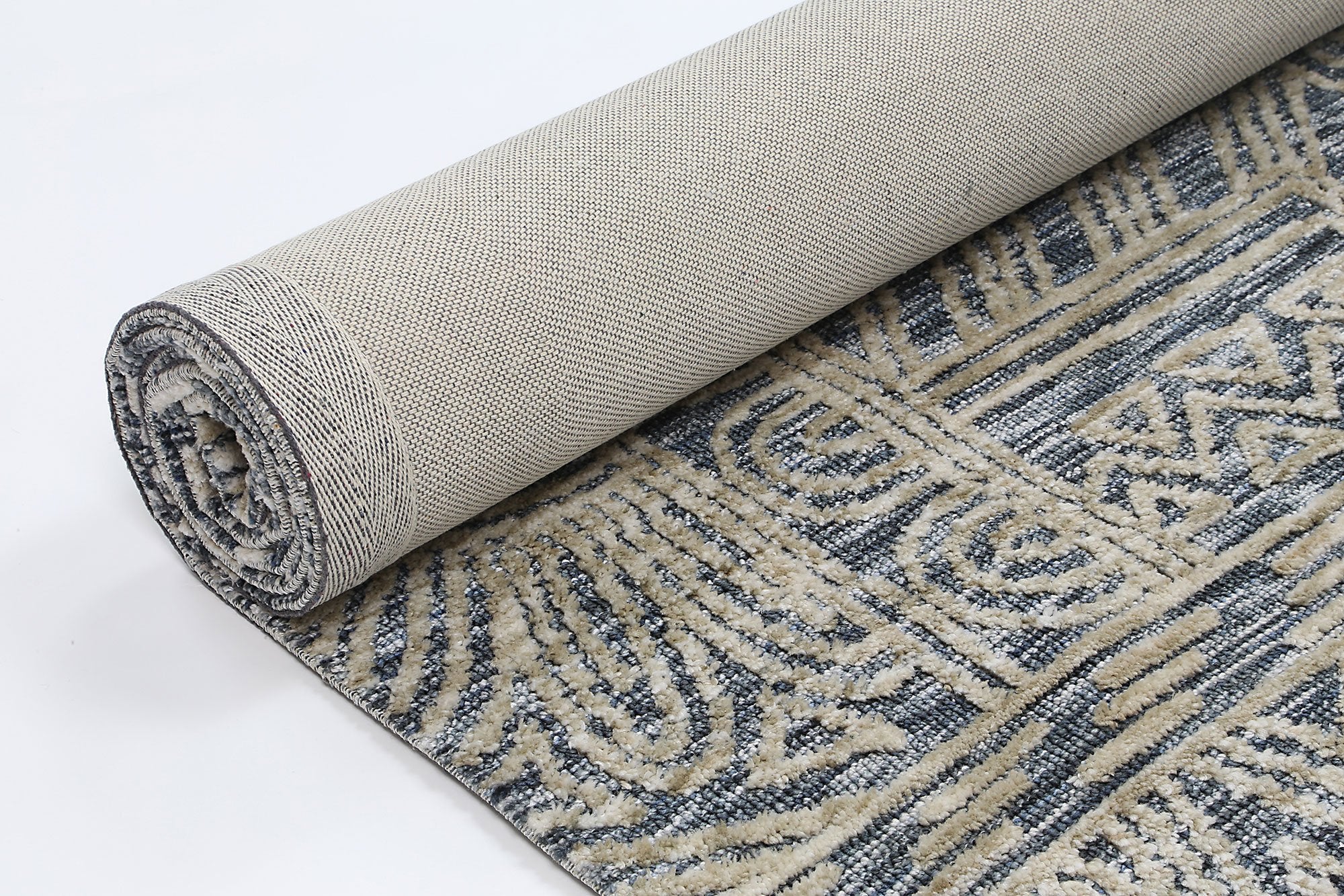 Alayah Anthacite Flower Rug - Floorsome - Rug - AMRI160NEWBANTH - Rug