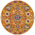 Babil Basra Bohemian Round Rug - Floorsome - MODERN - BLN - 210 - RUST - 150X150 - MODERN