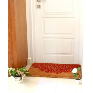 100% Coir Door Mat - Blossom 75x45cm - Floorsome