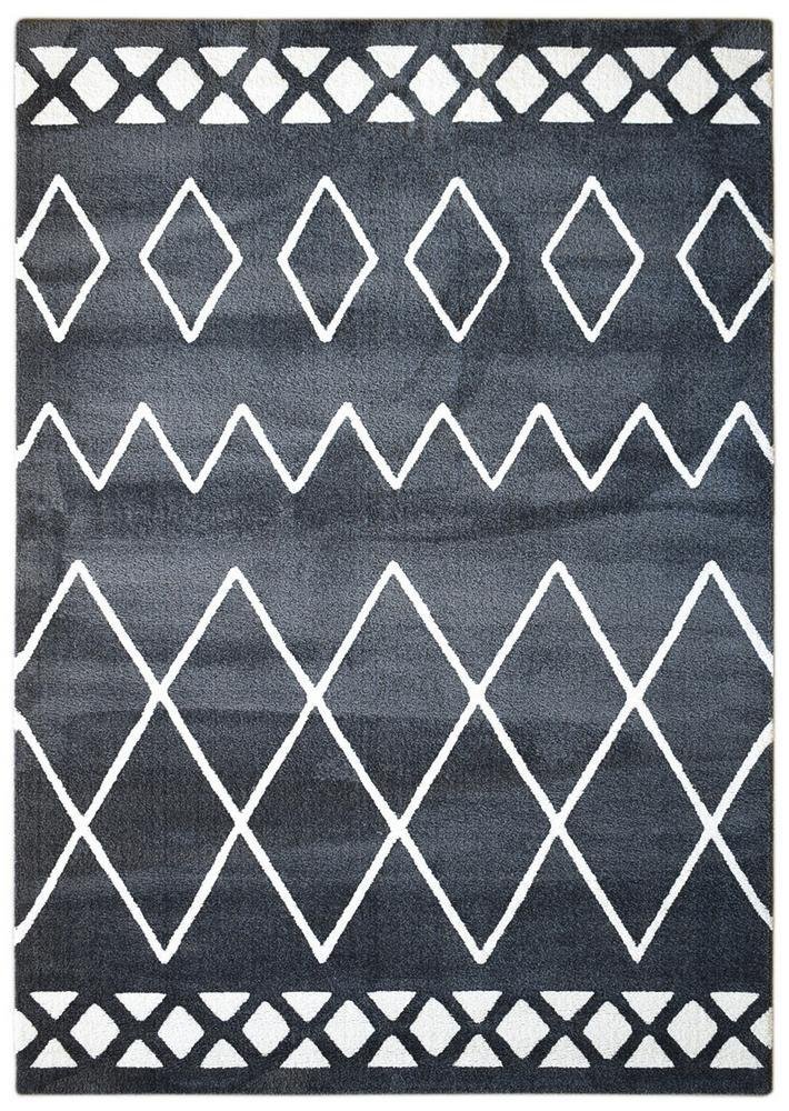 Chiapas Berber Grey White Rug 63207 - 690 - Floorsome - MODERN - MAYA - 63207690 - 120x170 - MODERN