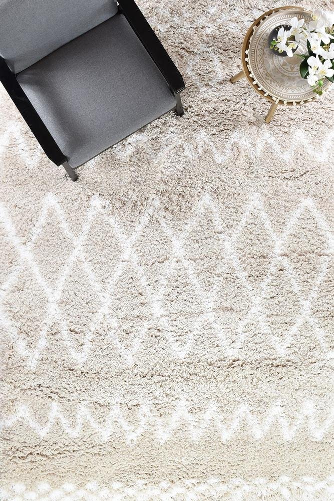 Cobi Shaggy Beige Rug 8746A - Floorsome - SHAGGY - MASCOT - 8746A - BEIGE - BEIGE - 80X150 - SHAGGY