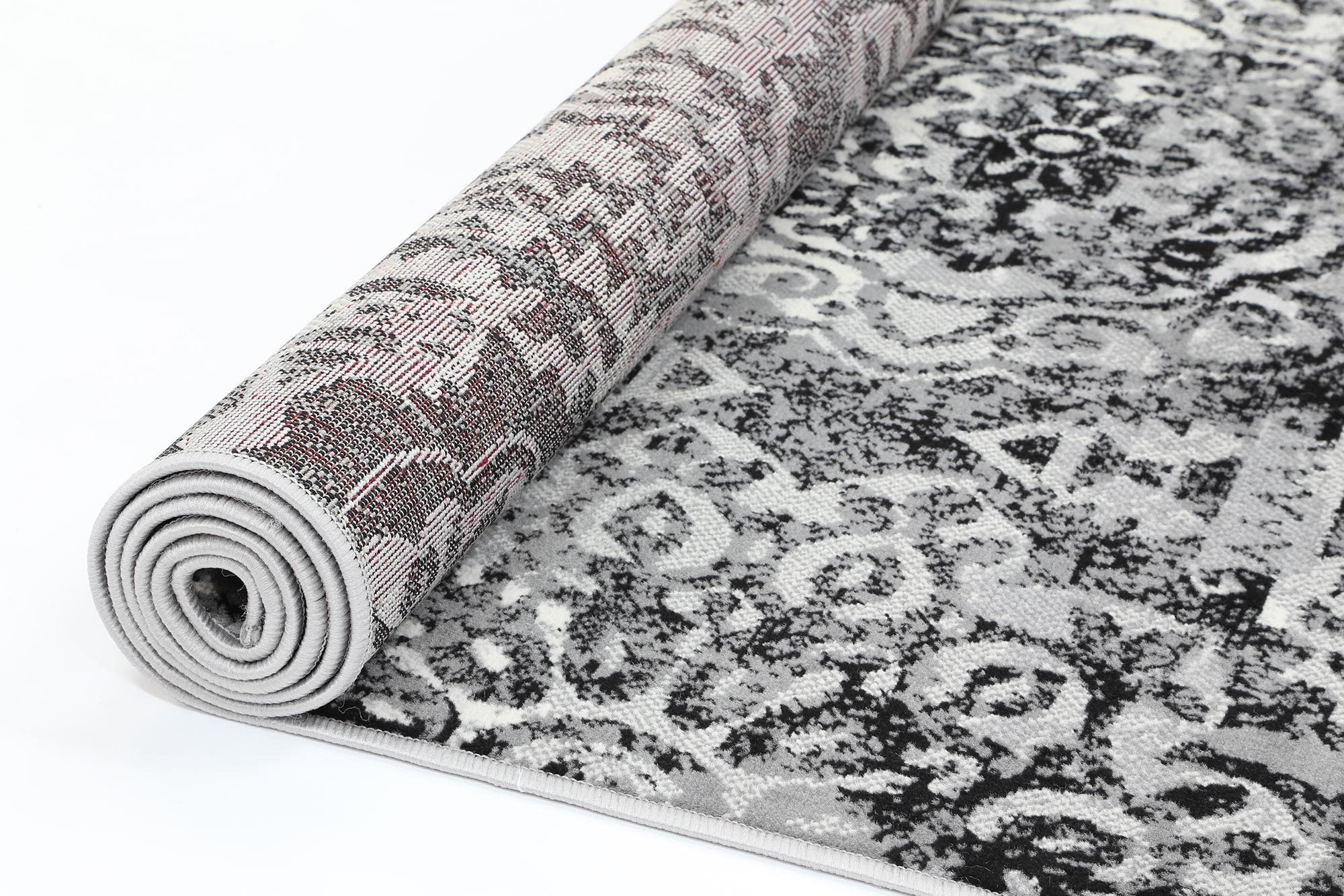 Dash Grey Distressed Classic Rug - Floorsome - Contemporary - ELIS2002497DGRE - Contemporary