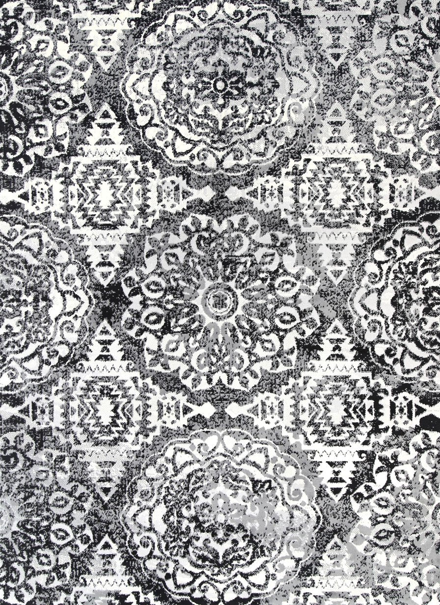 Dash Grey Distressed Classic Rug - Floorsome - Contemporary - ELIS2002497DGRE - Contemporary