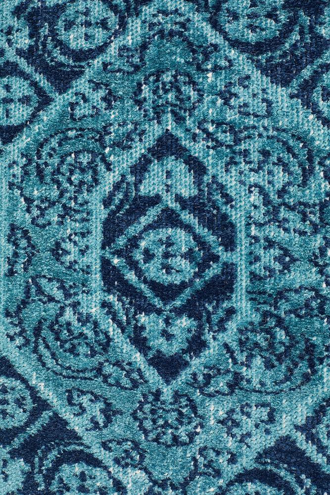 Eternal 912 Blue Runner Rug - Floorsome - Modern - ETN - 912 - BLU - 300X80 - Modern
