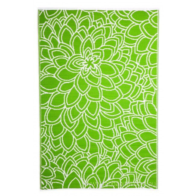 Outdoor Rug Recycled Plastic  - Eden Lime
