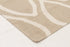 Flat Weave Oval Print Runner Rug Beige - Floorsome - Modern - NOM - 20 - BEI - 225X155 - Modern