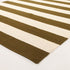 Flat Weave Stripe Olive White Rug - Floorsome - Modern - NOM - 16 - OLIVE - 225X155 - Modern