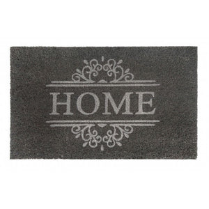 PVC Backed Coir Door Mat - Home 90x60cm - Floorsome
