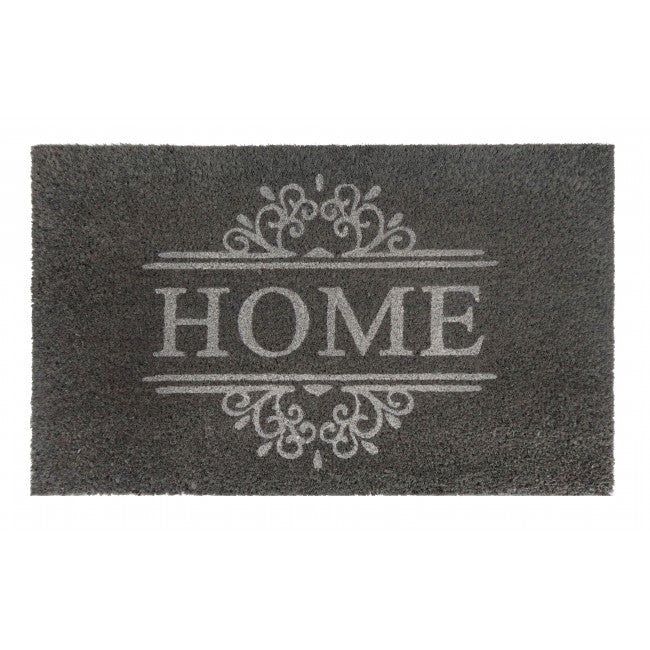 PVC Backed Coir Door Mat - Home 90x60cm