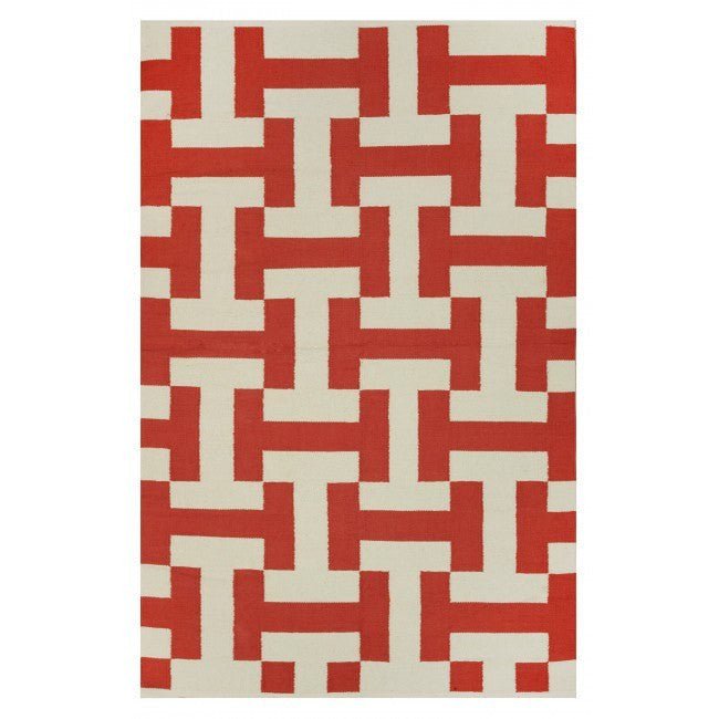 Indoor Recycled Cotton Rug - Canal Paprika - Floorsome - Recycled Cotton Rugs - Recycled Cotton Rugs