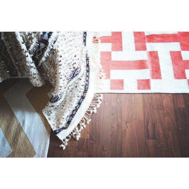 Indoor Recycled Cotton Rug - Canal Paprika - Floorsome - Recycled Cotton Rugs - Recycled Cotton Rugs