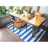 Indoor Recycled Cotton Rug - Lucky Turkish Blue - Floorsome - Recycled Cotton Rugs - Recycled Cotton Rugs