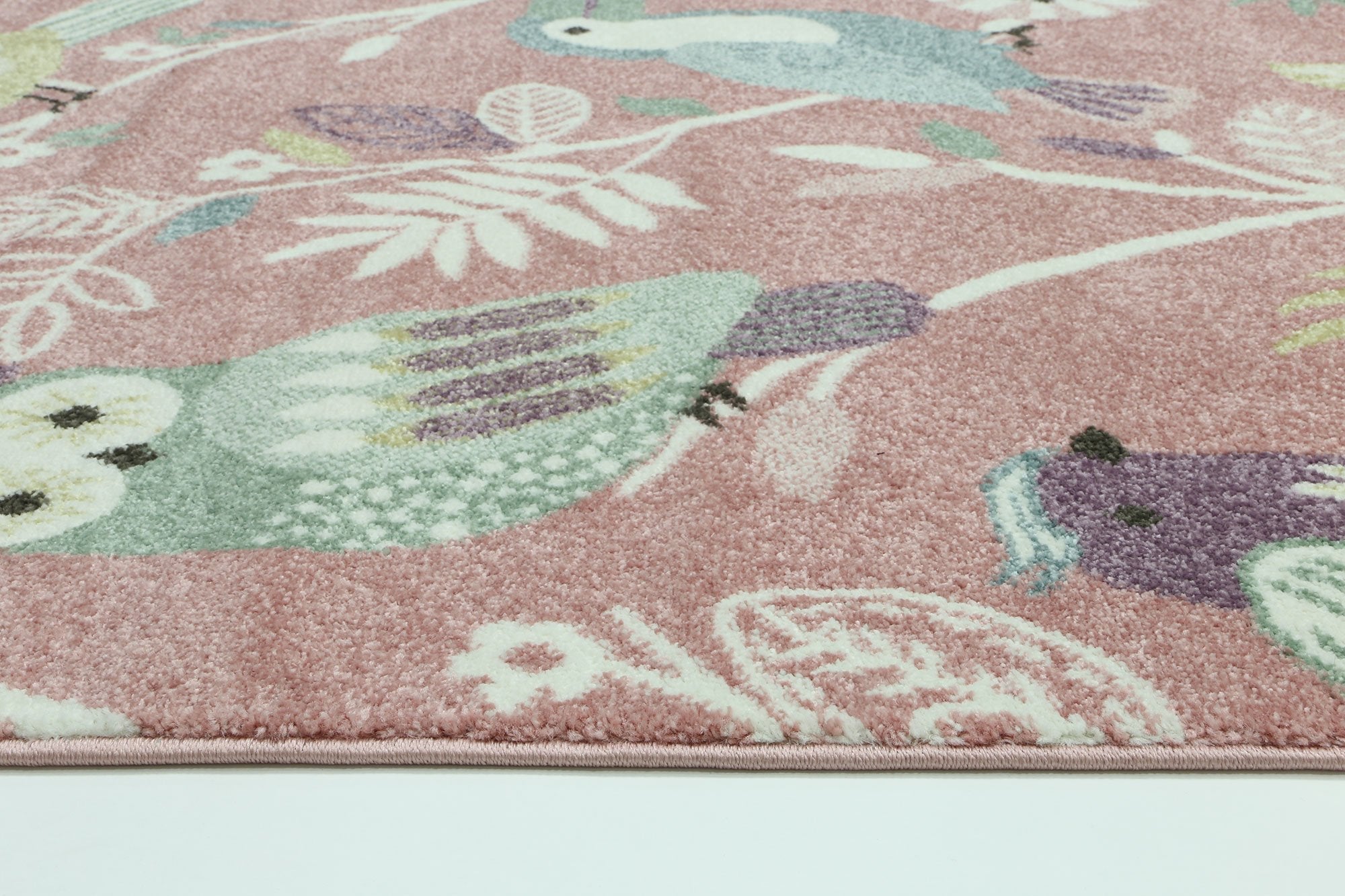 Nova Kids Pastel Birds Rug Pink - Floorsome - Kids - HAPP1602190055 - Kids