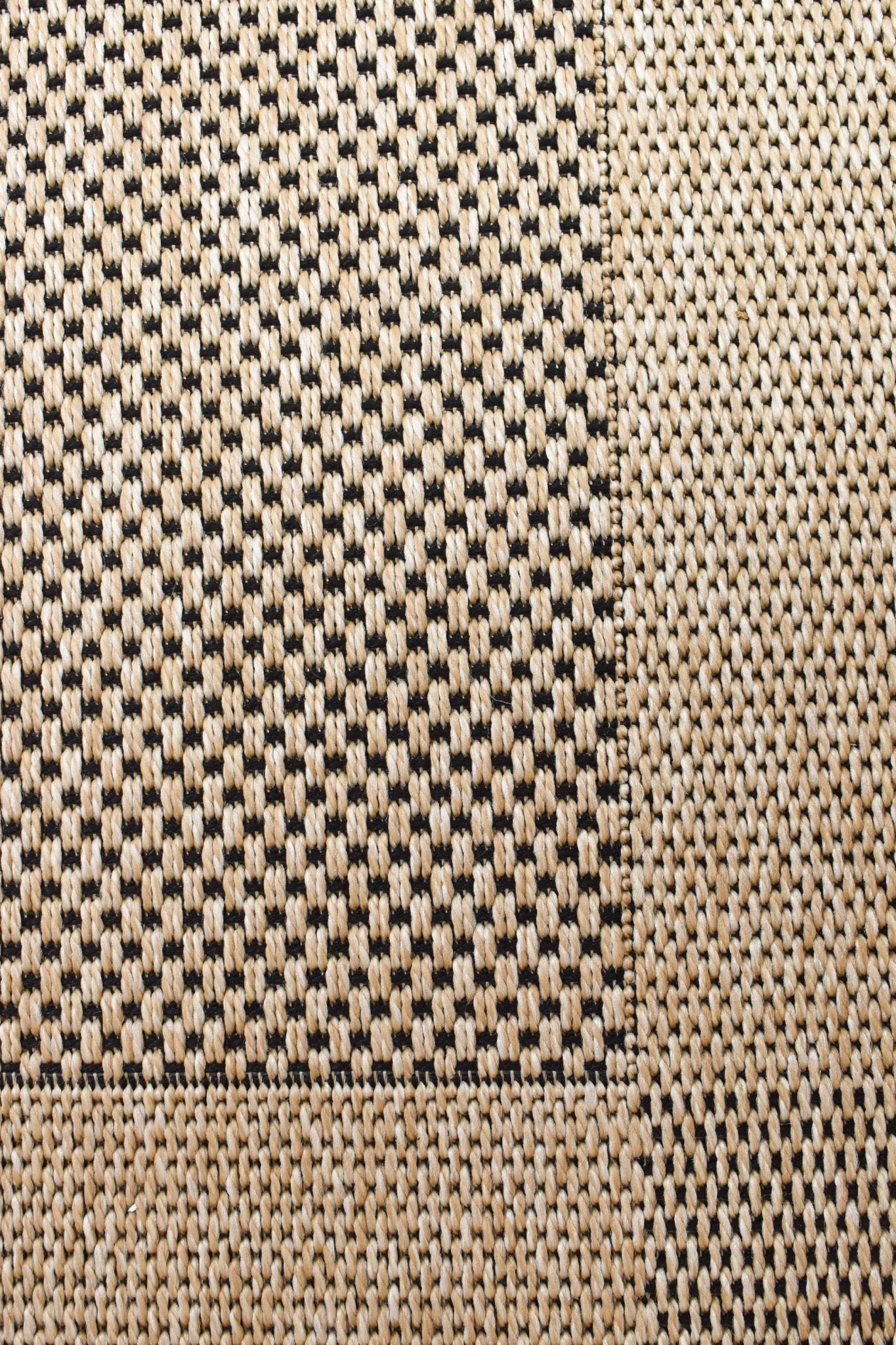 Outdoor Sisal Sand Black Rug 3900 - 820 - Floorsome - INDOOR/OUTDOOR - ALLSEA - 3900820 - 80x150 - INDOOR/OUTDOOR
