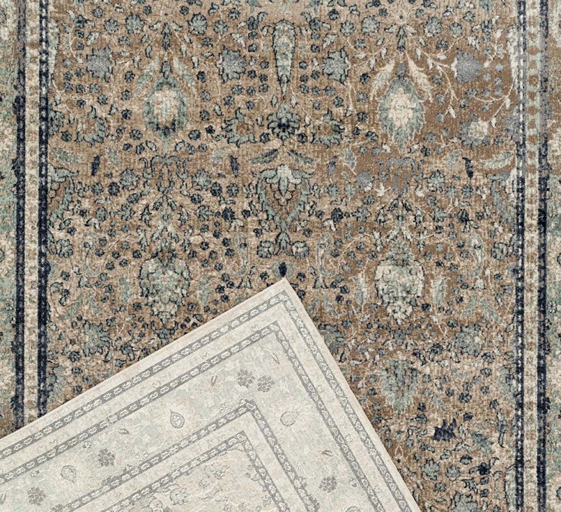 Providence Esquire Rim Traditional Beige Rug - Floorsome - Providence - PVD - 832 - BEI - 230X160 - Providence