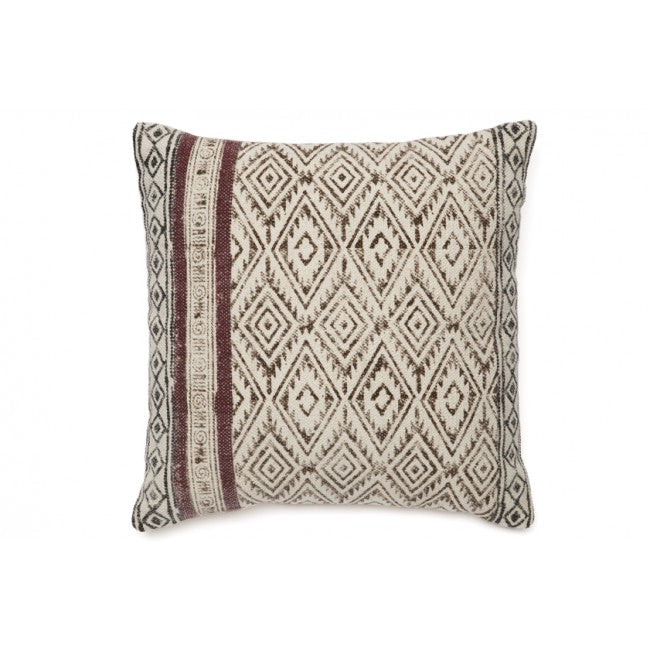 Rosa Red and White Indoor Cushion