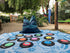 TURTLE SEASON Aboriginal Design Recycled Mat, Blues 2.7m - Floorsome - Outdoor Rugs - GKOZ370B - Outdoor Rugs