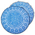 TURTLE SEASON Aboriginal Design Recycled Mat, Blues 2.7m - Floorsome - Outdoor Rugs - GKOZ370B - Outdoor Rugs