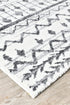 Vision 285 Cream Grey Rug - Floorsome - MODERN - NOVA - D285A - WHITE - GREY - 80X150 - MODERN