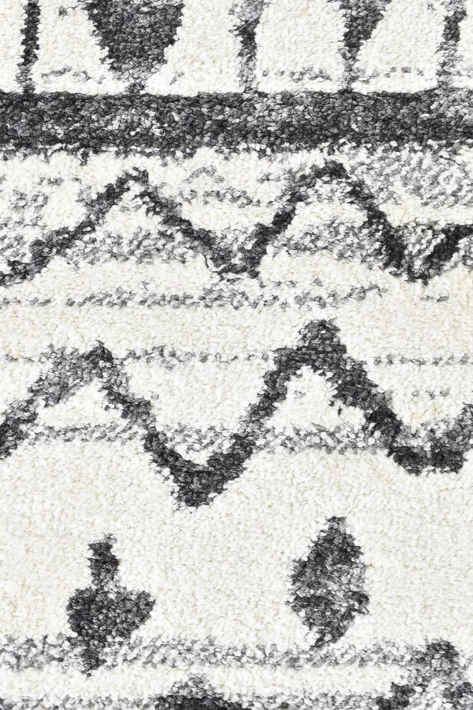 Vision 285 Cream Grey Rug - Floorsome - MODERN - NOVA - D285A - WHITE - GREY - 80X150 - MODERN