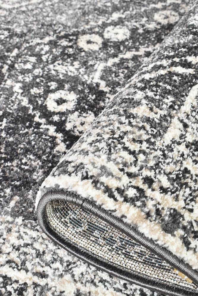 Vision 354 Dark Grey Runner - Floorsome - RUNNER - NOVA - D354A - WHITE - D.GREY - 80X300 - RUNNER