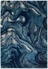 Waves Modern Indigo Rug - Floorsome - Modern - DRM - 862 - INDI - 230X160 - Modern
