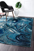 Waves Modern Indigo Rug - Floorsome - Modern - DRM - 862 - INDI - 230X160 - Modern